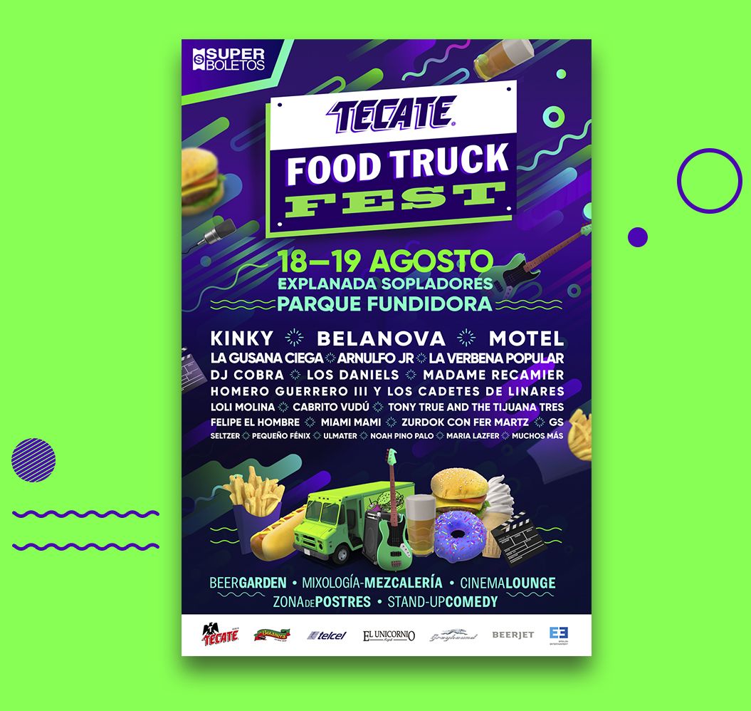 Tecate Food Truck Fest Ad Factory