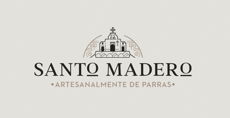 Diseño de logotipo y empaque Santo Madero